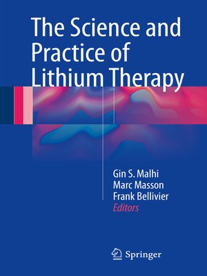 cover image of The Science and Practice of Lithium Therapy